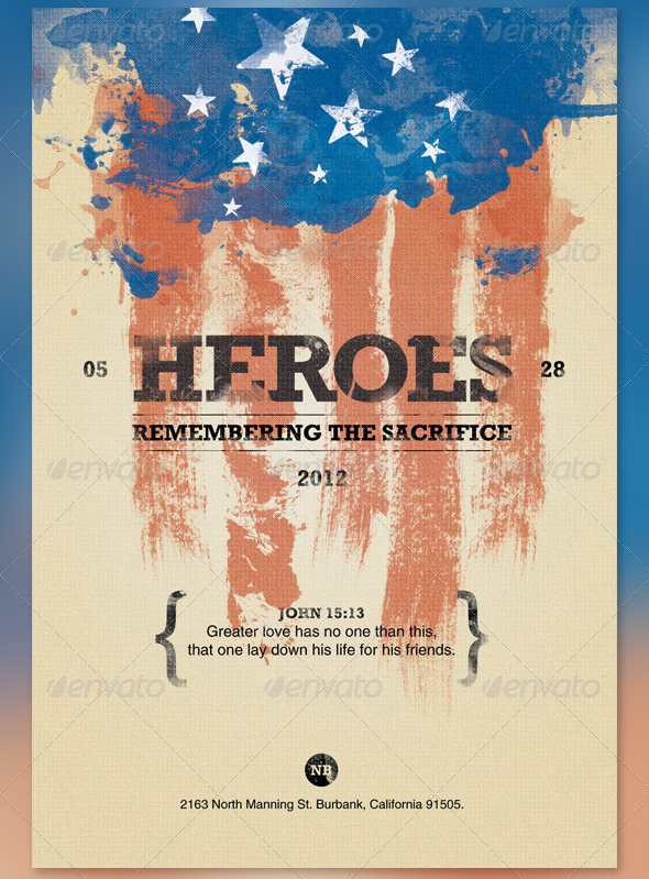 memorial flyer