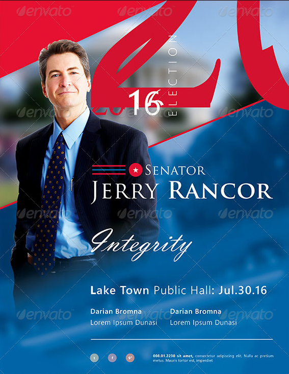 Political Election Flyer Template Political_Election_FLYER_Template_PREVIEW