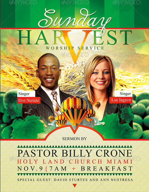 best harvest and thanksgiving flyer templates sample church flyers