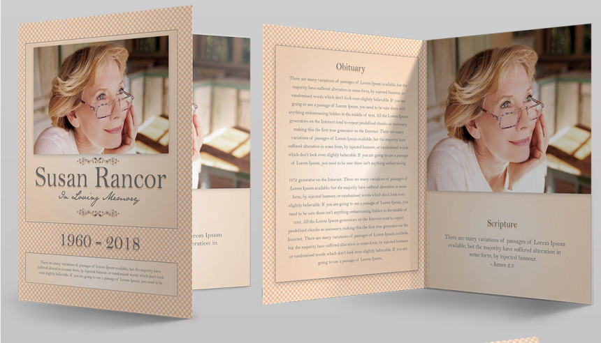Amazing Funeral Program Booklet Templates Seraphimchris Graphic Design And Illustration Program Booklet Design Template